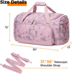 Uarition Bolsa de gimnasio para hombres y mujeres, bolsa de lona gr...