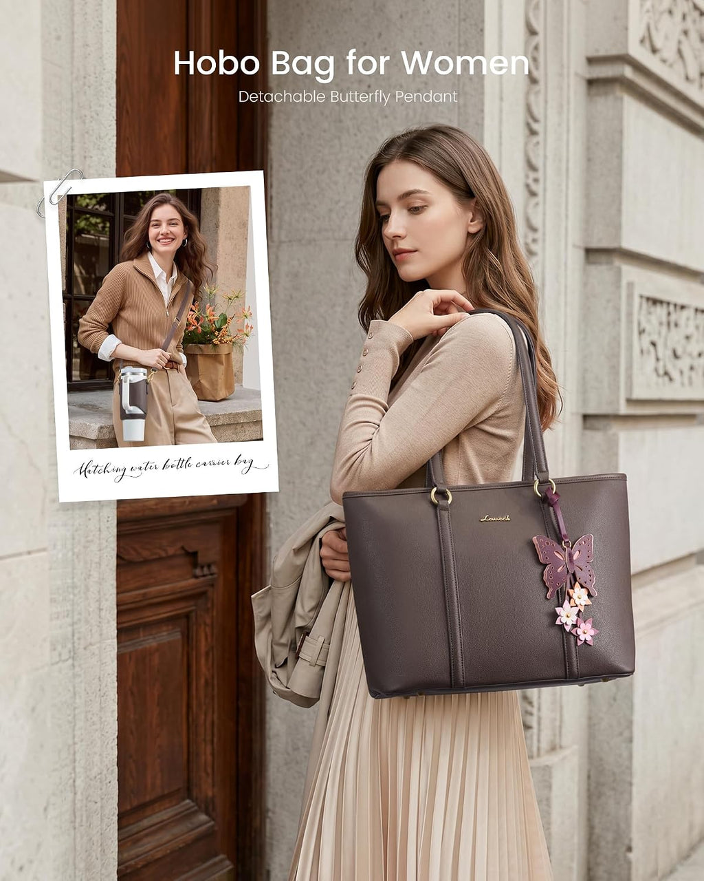 LOVEVOOK Bolsas de mano para mujer, bolso de mano con asa superior,...