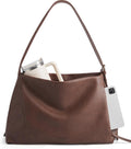 Missnine Bolso Hobo para mujer, bolso de mano de diseñador de cuero...