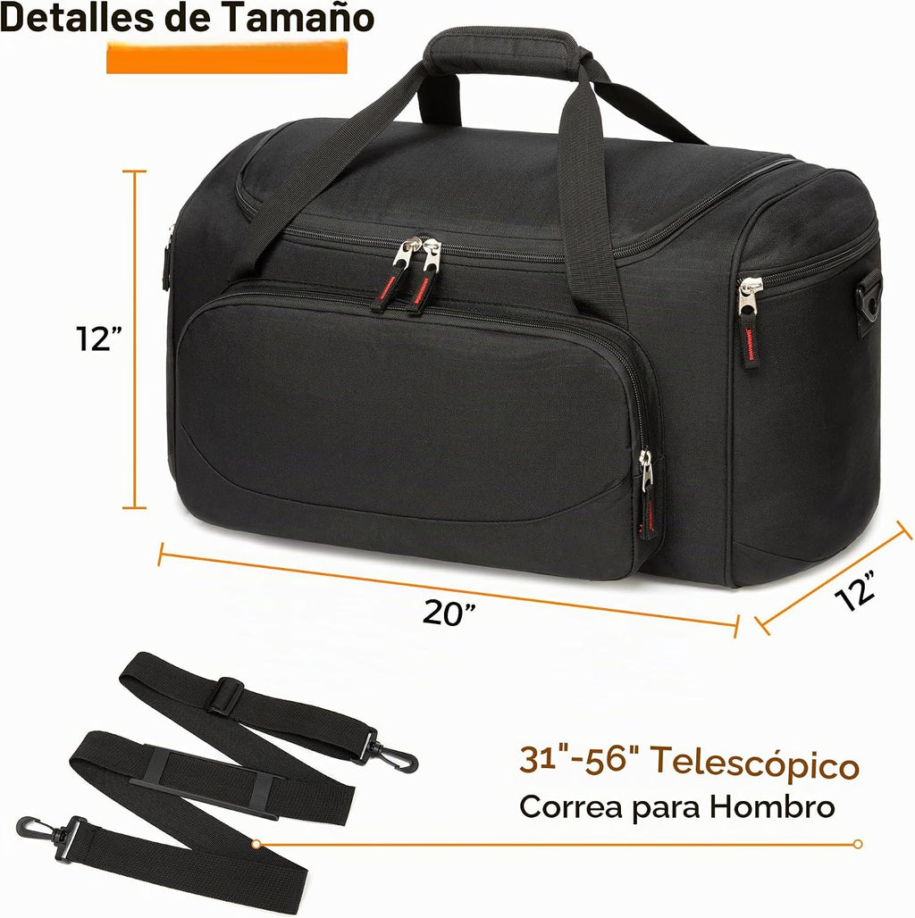 Bolsa de gimnasio Uarition para hombres - Bolsa de lona grande de 5...