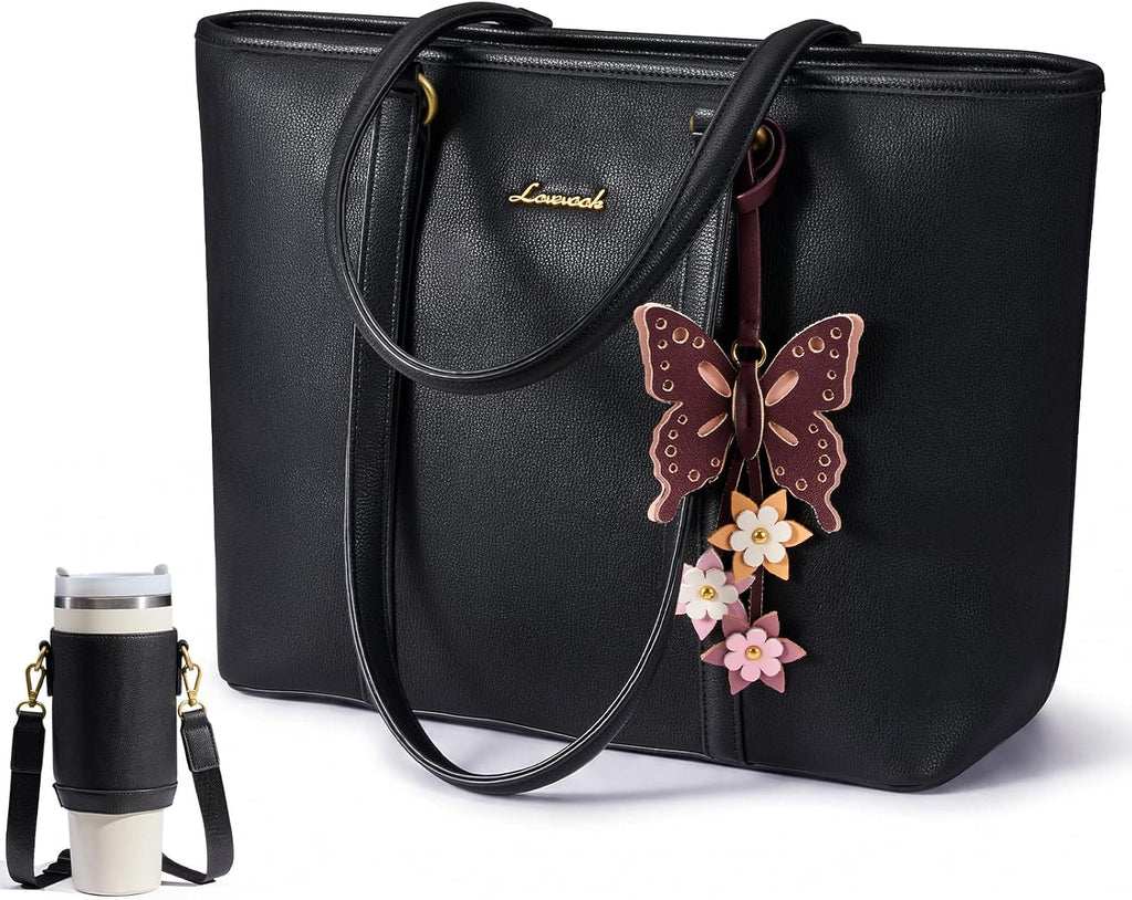 LOVEVOOK Bolsas de mano para mujer, bolso de mano con asa superior,...