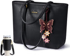 LOVEVOOK Bolsas de mano para mujer, bolso de mano con asa superior,...