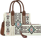 PARAURORA Bolso tote bohemio con asa superior para mujer, bolso cru...