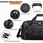 Uarition Bolsa de gimnasio para hombres y mujeres, bolsa de lona gr...