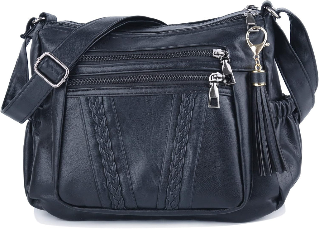 Bolsos bandolera ELDA para mujer, monederos y bolsos de piel sintét...