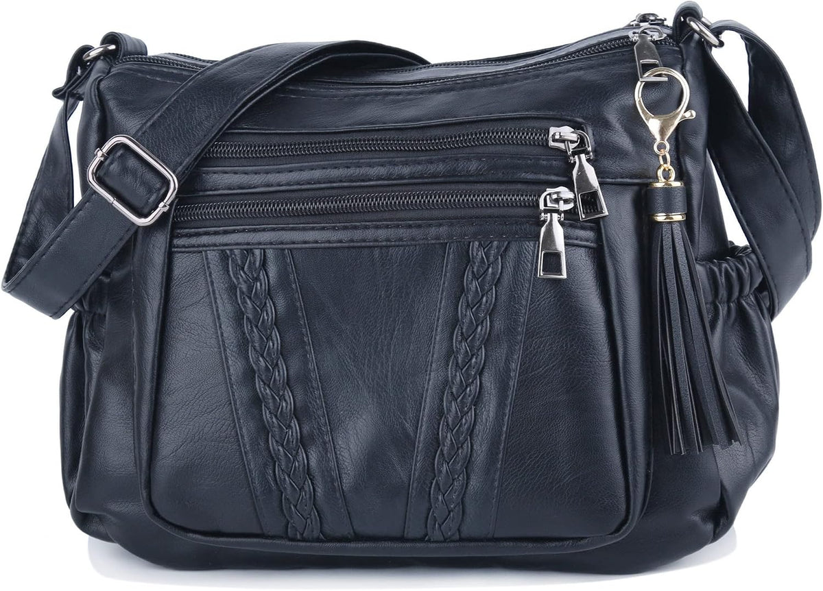 Bolsos bandolera ELDA para mujer, monederos y bolsos de piel sintét...