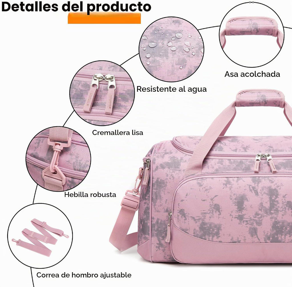 Uarition Bolsa de gimnasio para hombres y mujeres, bolsa de lona gr...