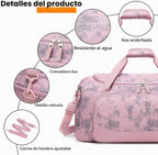 Uarition Bolsa de gimnasio para hombres y mujeres, bolsa de lona gr...