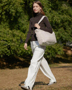 Bolso tote BAGSMART para mujeres, bolso de hombro ligero y acolchad...