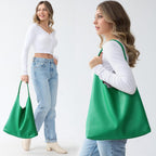 Bolsos Hobo para mujeres, bolso de hombro de cuero vegano suave, bo...