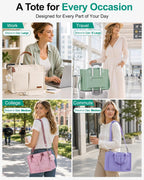 FIORETTO Bolso de lona para mujer con compartimento individual, par...