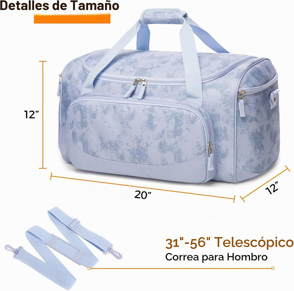 Uarition Bolsa de gimnasio para hombres y mujeres, bolsa de lona gr...