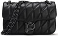Pelimoo Bolso Bandolera Acolchado para Mujer de Moda - Bolso de Man...
