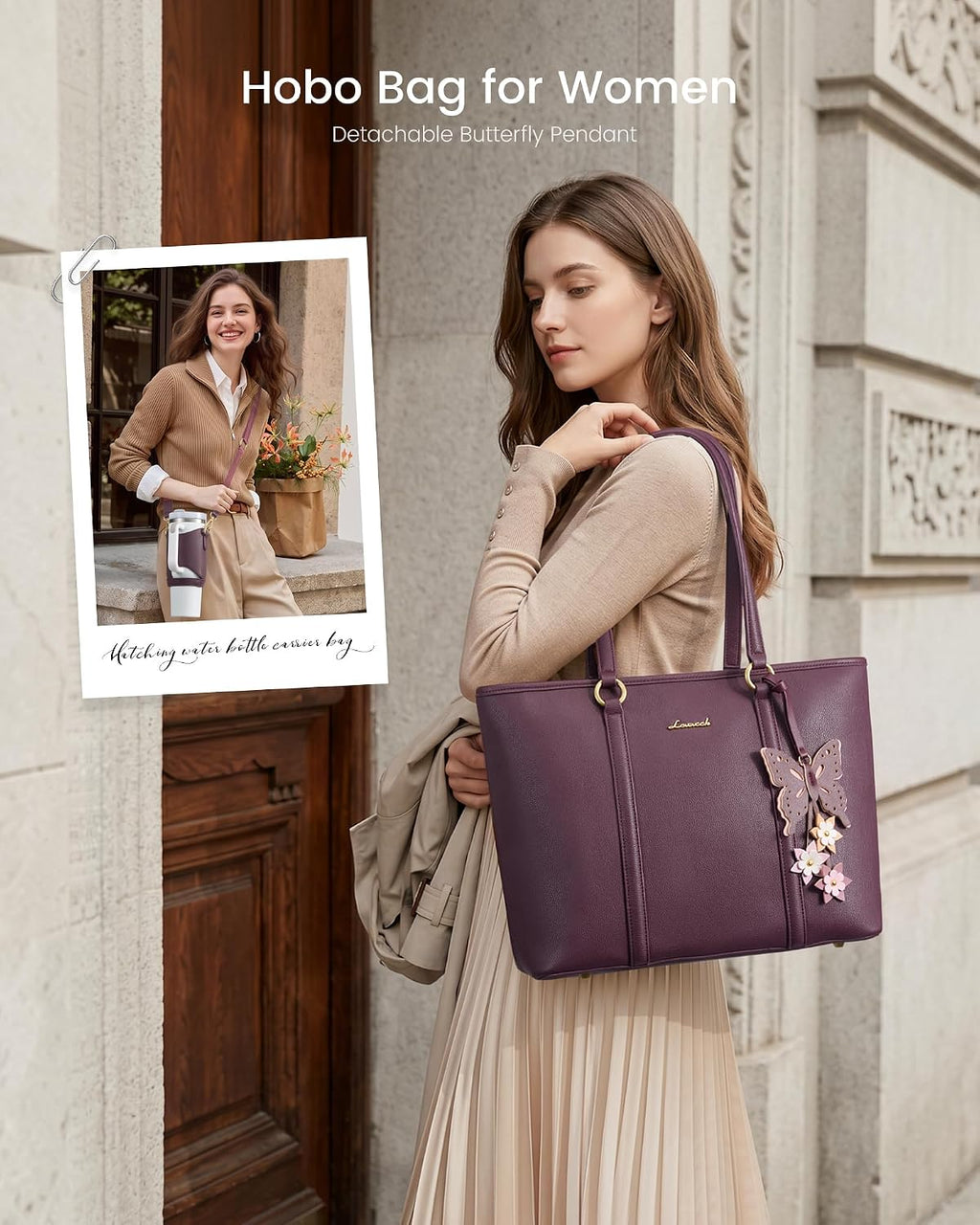 LOVEVOOK Bolsas de mano para mujer, bolso de mano con asa superior,...