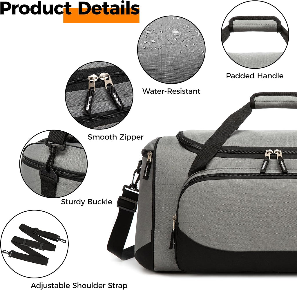 Uarition - Bolsa de gimnasio para hombres y mujeres, bolsa de lona...