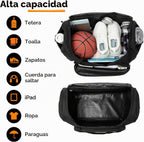 Bolsa de gimnasio Uarition para hombres - Bolsa de lona grande de 5...