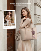 LOVEVOOK Bolsas de mano para mujer, bolso de mano con asa superior,...