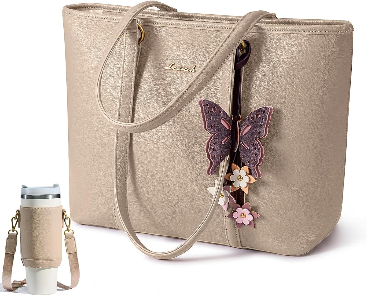 LOVEVOOK Bolsas de mano para mujer, bolso de mano con asa superior,...