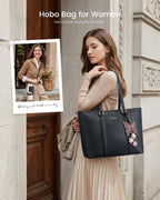 LOVEVOOK Bolsas de mano para mujer, bolso de mano con asa superior,...