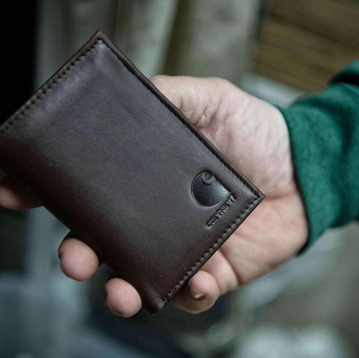 Carhartt, Talla única | Cartera para hombre, bolsillo frontal delga...